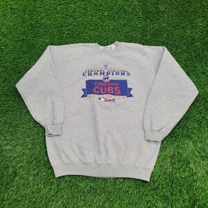 Vintage Chicago-Cubs Sweatshirt Women Medium 21x24 Baggy USA
